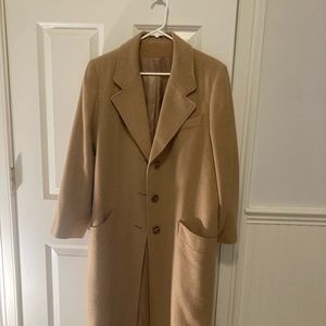 Fleurette Loro Piana Womens overcoat size 10 Camel hair
